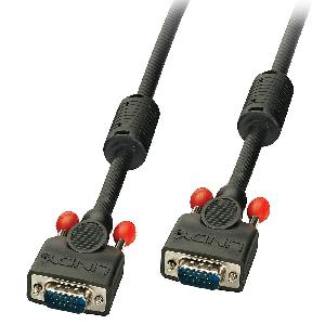 Lindy 36373 - 2 m - VGA (D-Sub) - VGA (D-Sub) - Male - Male - Black